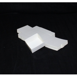 Lot 50 Boîtes Cartons Modulaires blanches : 30x30x16mm