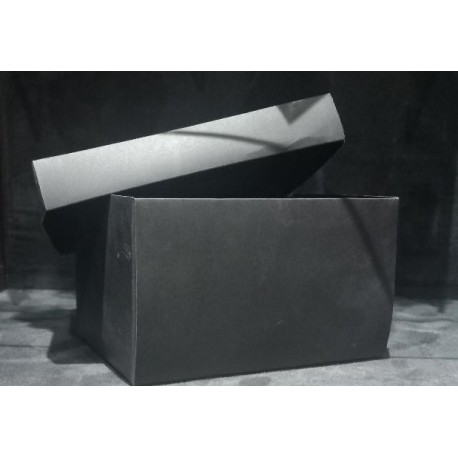 Black cardboard boxe Modular with top : 170x115x100mm